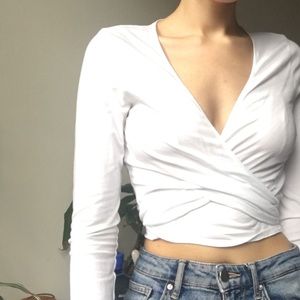 Brandy Melville Wrap Top
